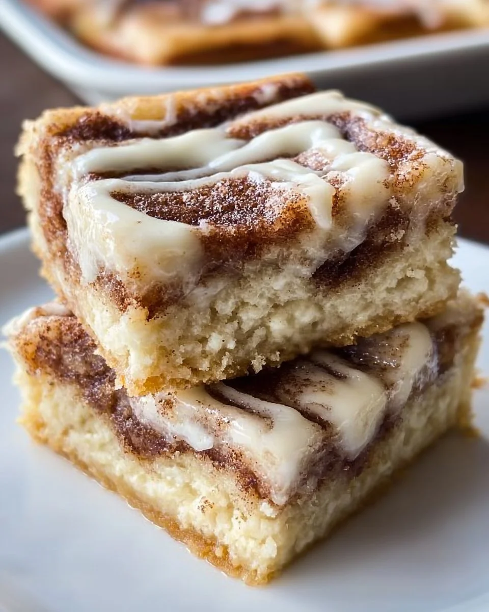 Cinnamon Roll Bliss Bars