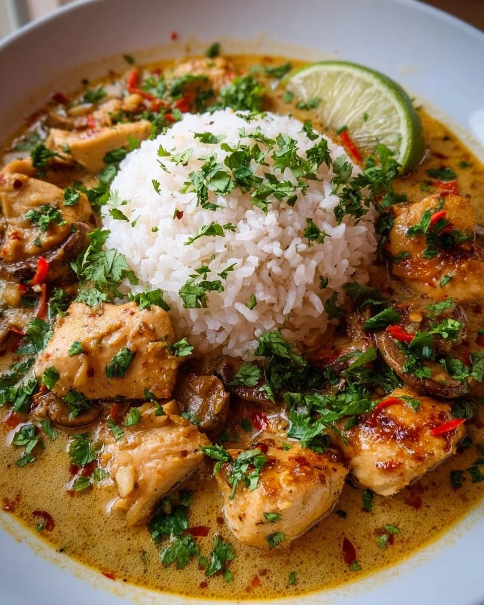 Coconut Chicken Brothy Rice