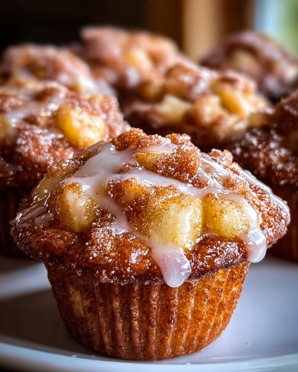 Cozy Apple Fritter Muffins