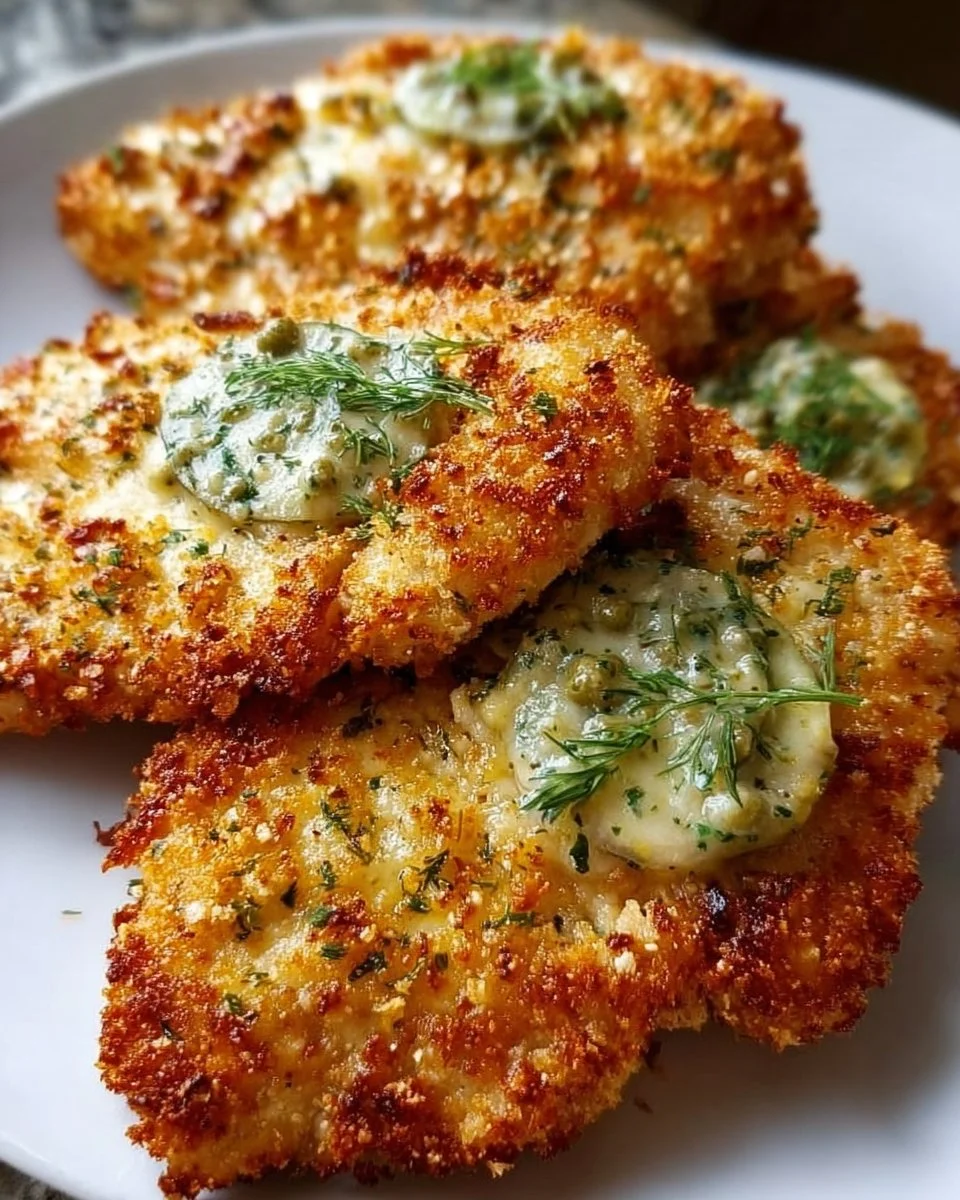 Crispy Dill Pickle Parmesan Chicken