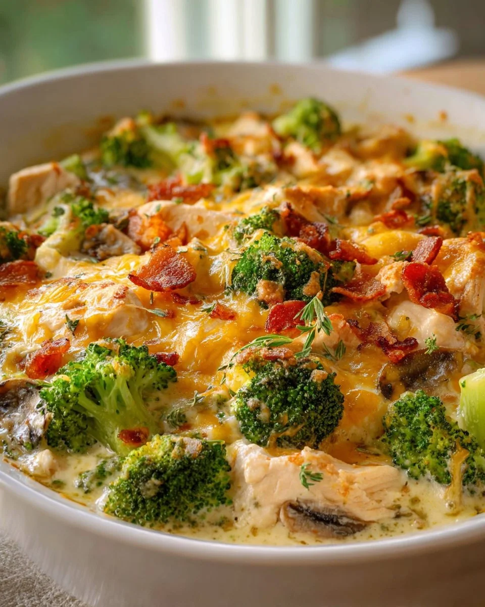 Easy Low Carb Chicken Casserole: Quick Keto Dinner Recipe