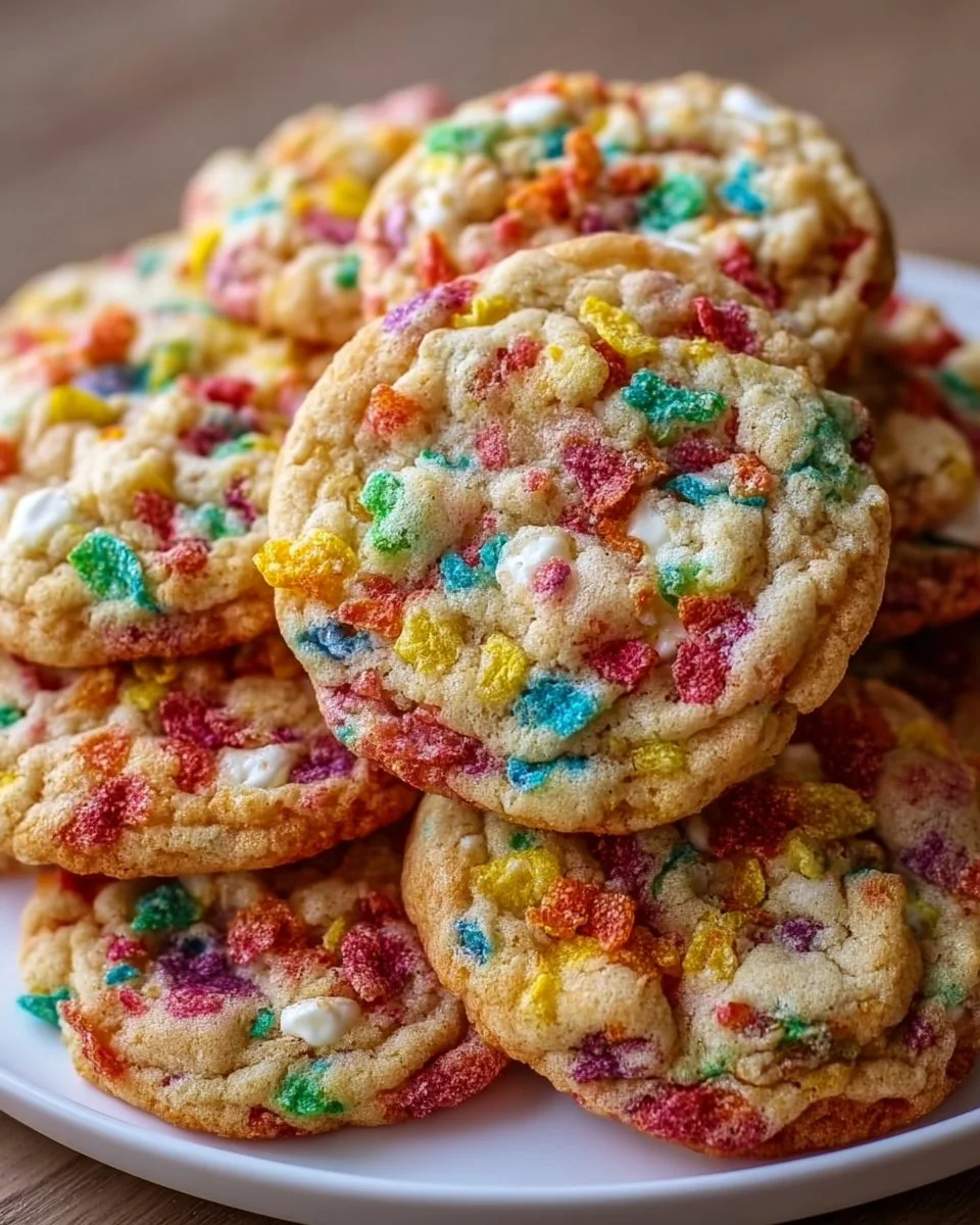 Fruity Pebbles Cookies