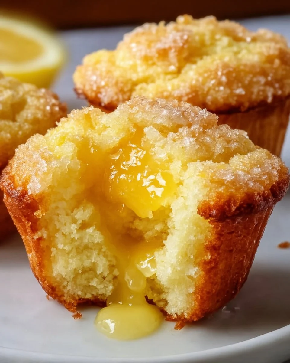 Lemon Curd Muffins