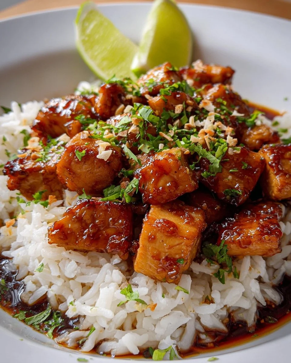 Maple Chicken Coconut Rice