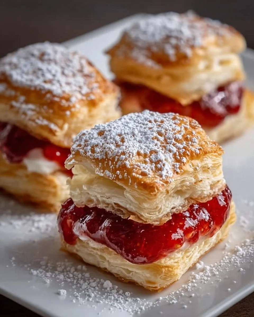 Mini Puff Pastry Desserts