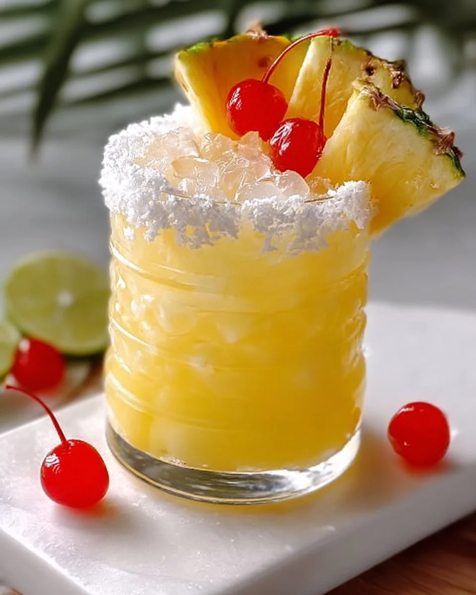 Non-Alcoholic Piña Colada Punch