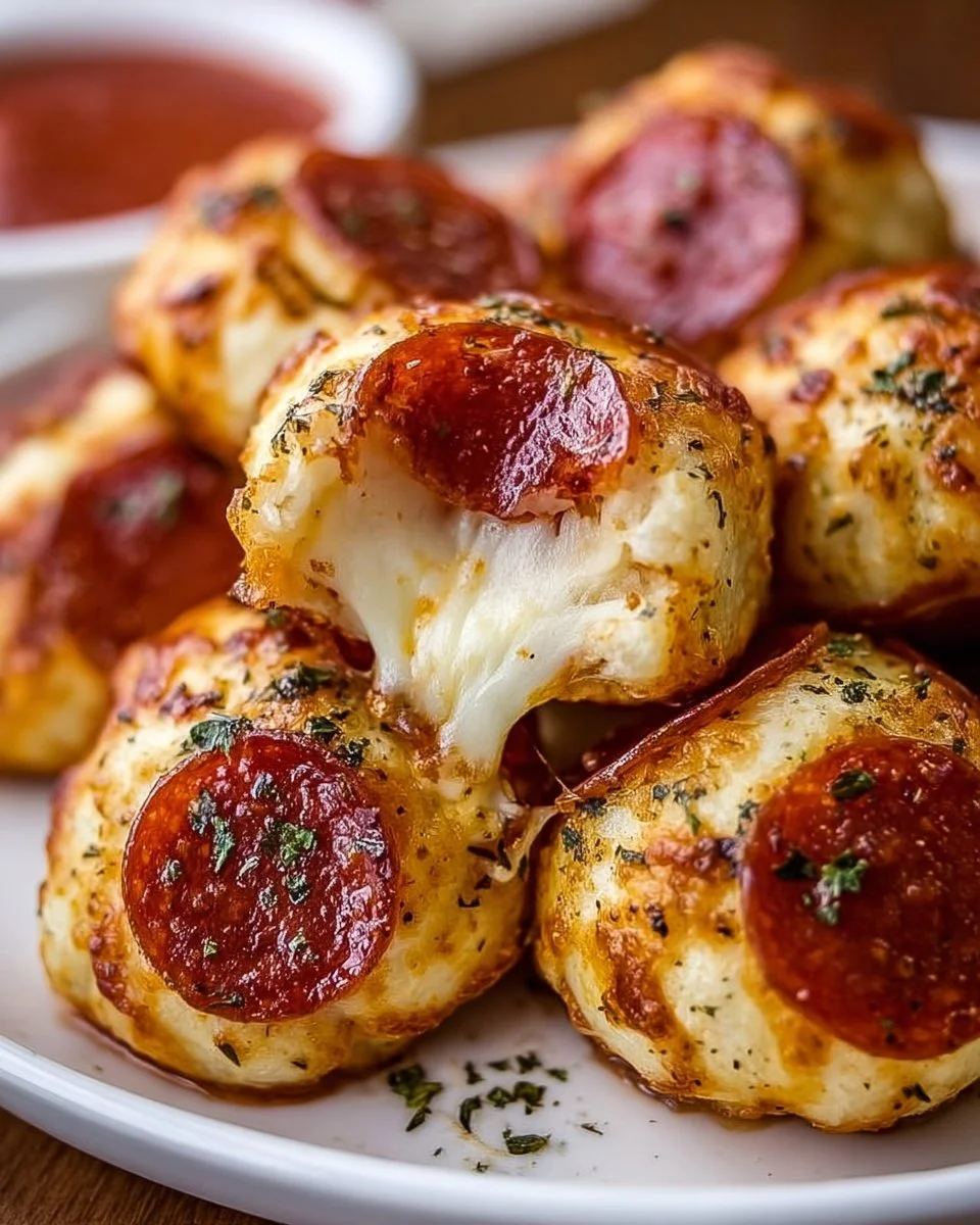 Pepperoni Pizza Bombs