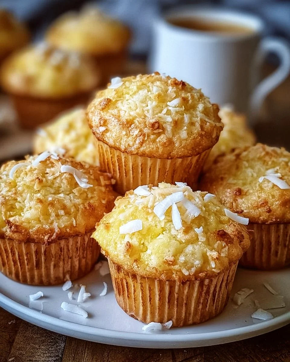 Pineapple Coconut Muffins