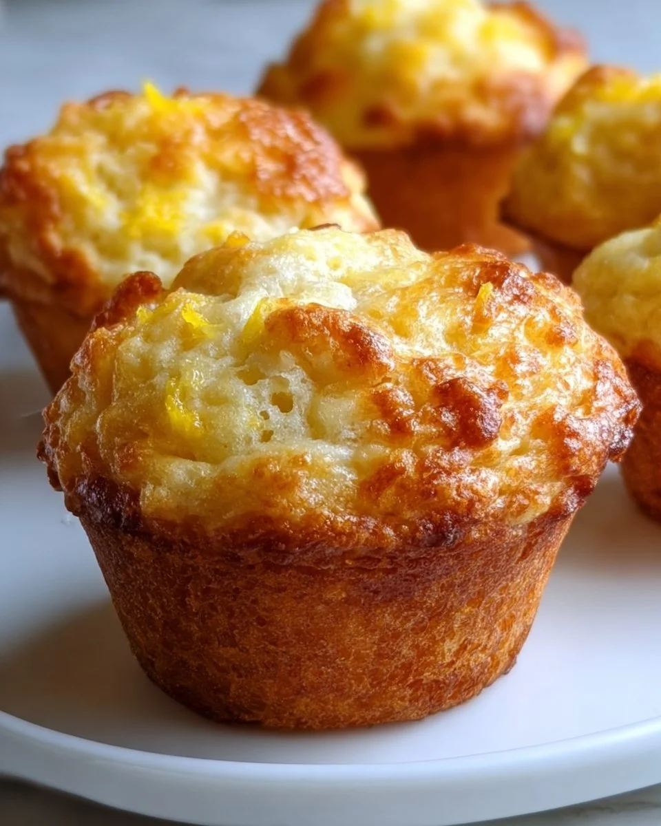 Ricotta Citrus Banana Muffins