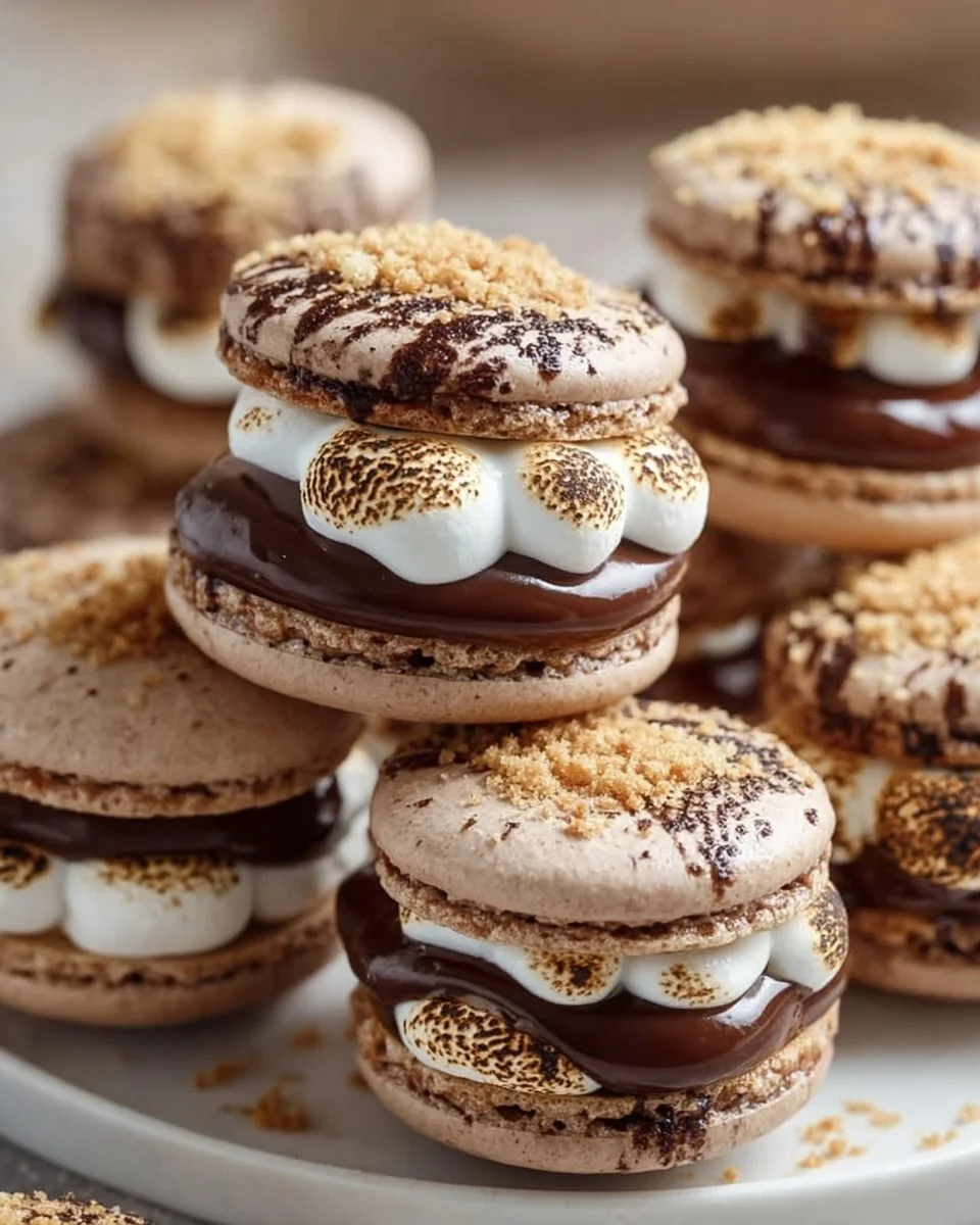 S’mores French Macarons