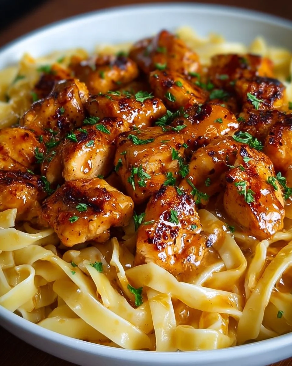 Spicy Cajun Honey Butter Chicken & Pasta