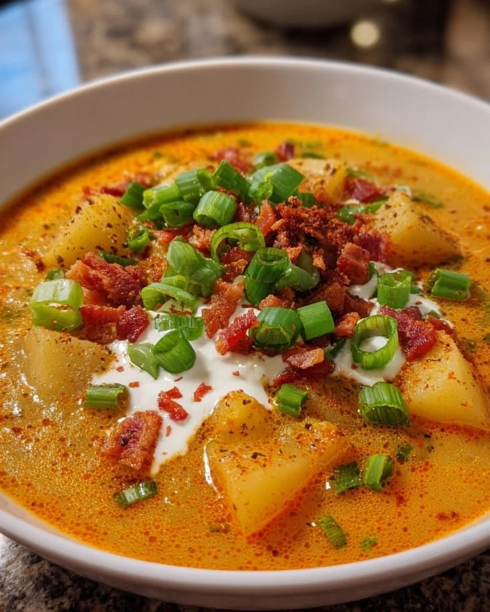 Spicy Cajun Potato Soup: Creamy, Bold, and Irresistibly Zesty!