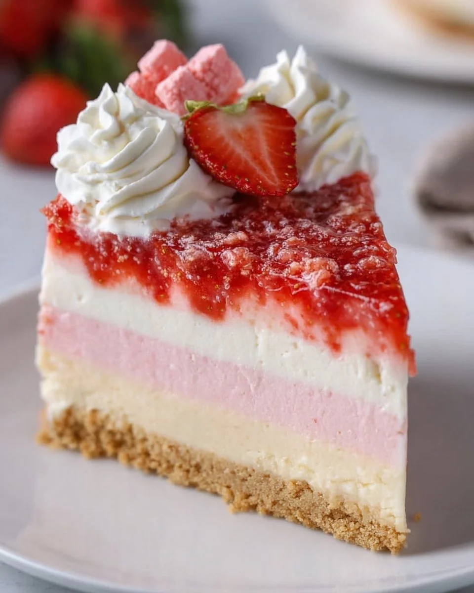 Strawberry Crunch Cheesecake Amazing Easy Treat