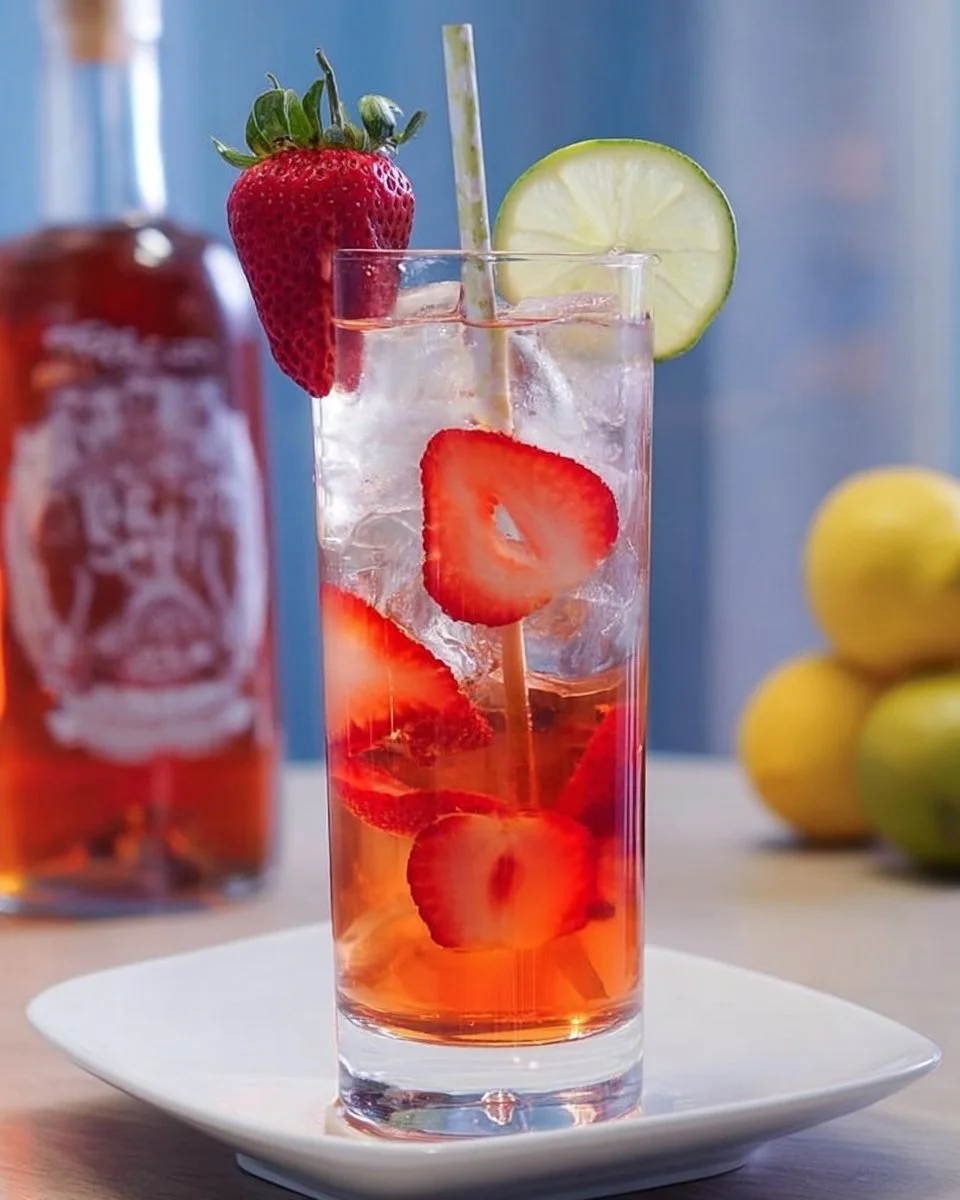 Strawberry Long Island Iced Tea Cocktail Recipe