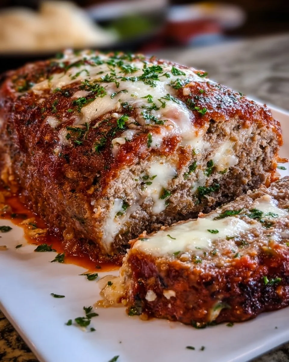 Stuffed Italian Meatloaf