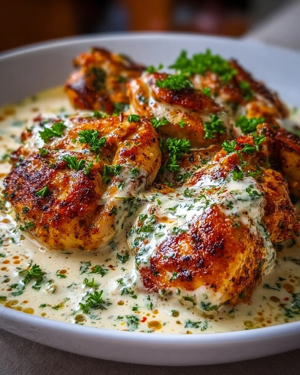 Turkish Chicken with Creamy White Sauce: A Flavor Delight!