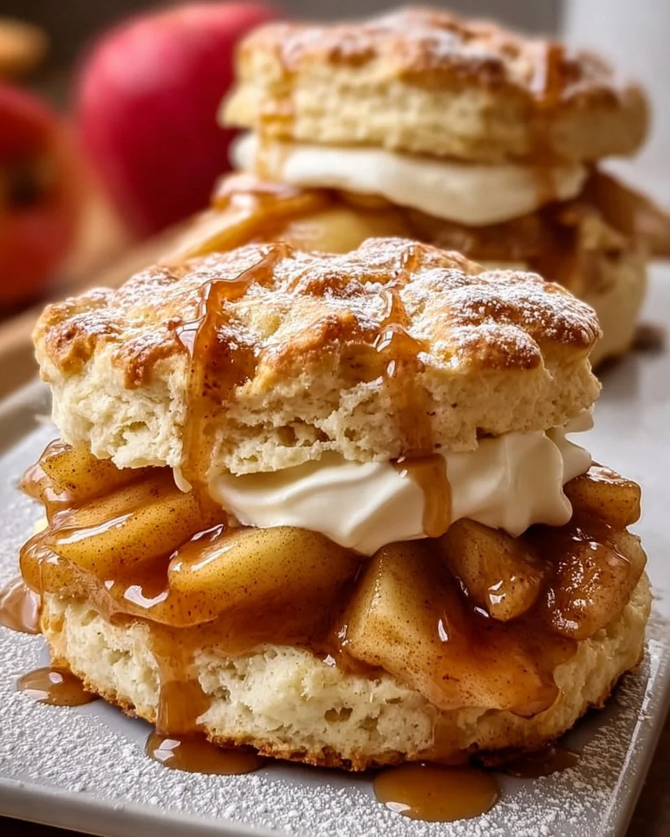Apple Pie Biscuit Sandwiches