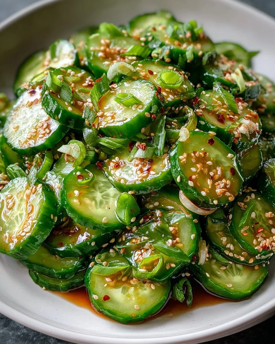 Asian Cucumber Sesame Vinegar
