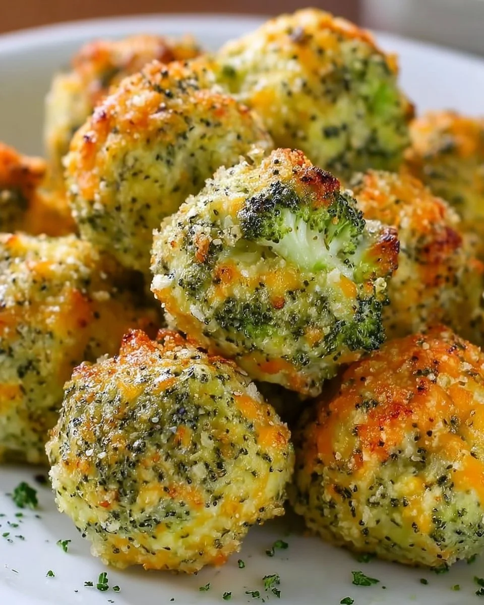 Baked Broccoli Cheese Balls