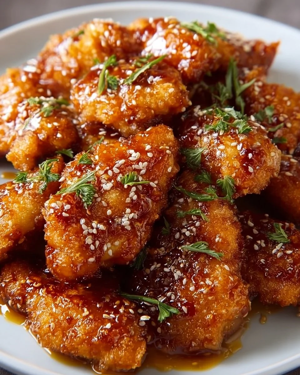 Baked Crunchy Hot Honey Chicken
