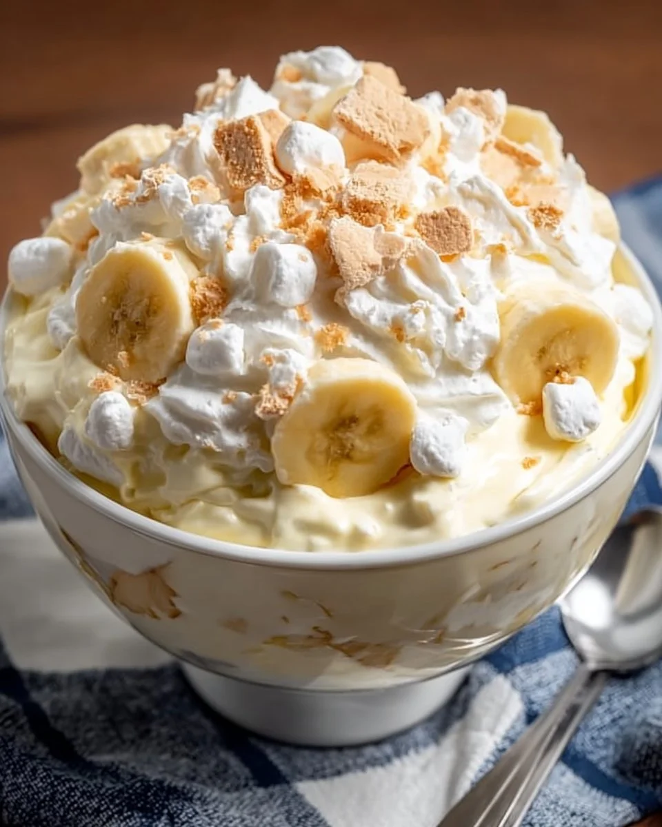 Banana Pudding Fluff Salad