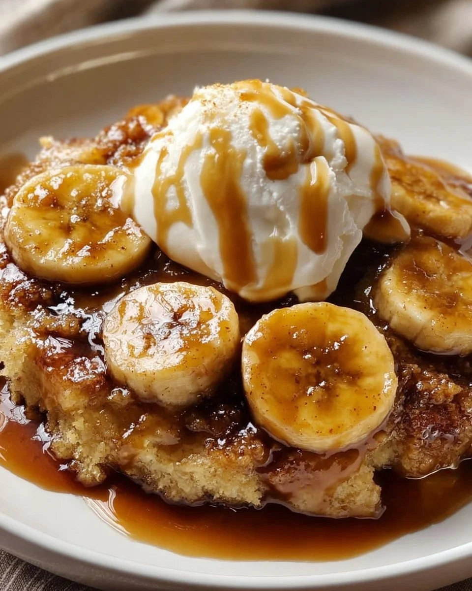 Bananas Foster Cobbler