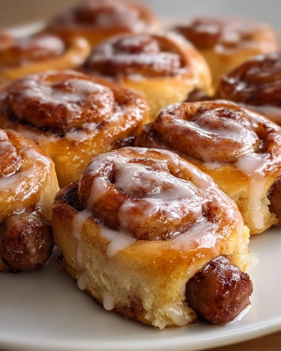 Breakfast Pigs in Cinnamon Rolls