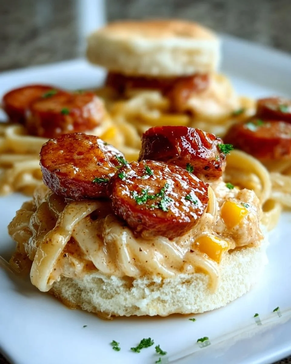 Cajun Smoked Sausage Alfredo Pasta