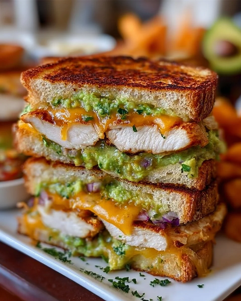 Chicken Avocado Melt Sandwich