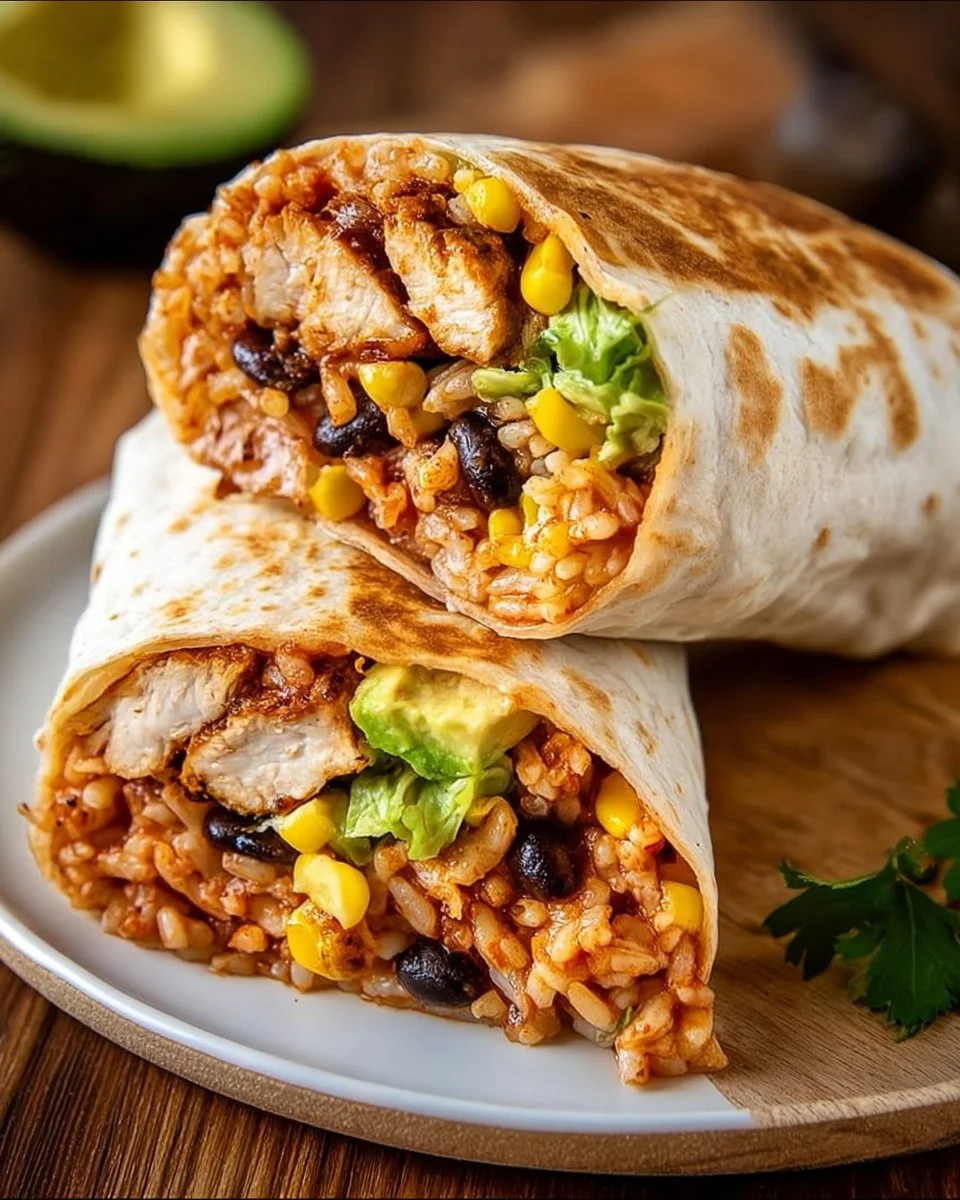 Chipotle Ranch Grilled Chicken Burritos