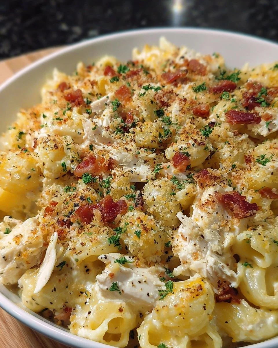 Crack Chicken Mac and Cheese