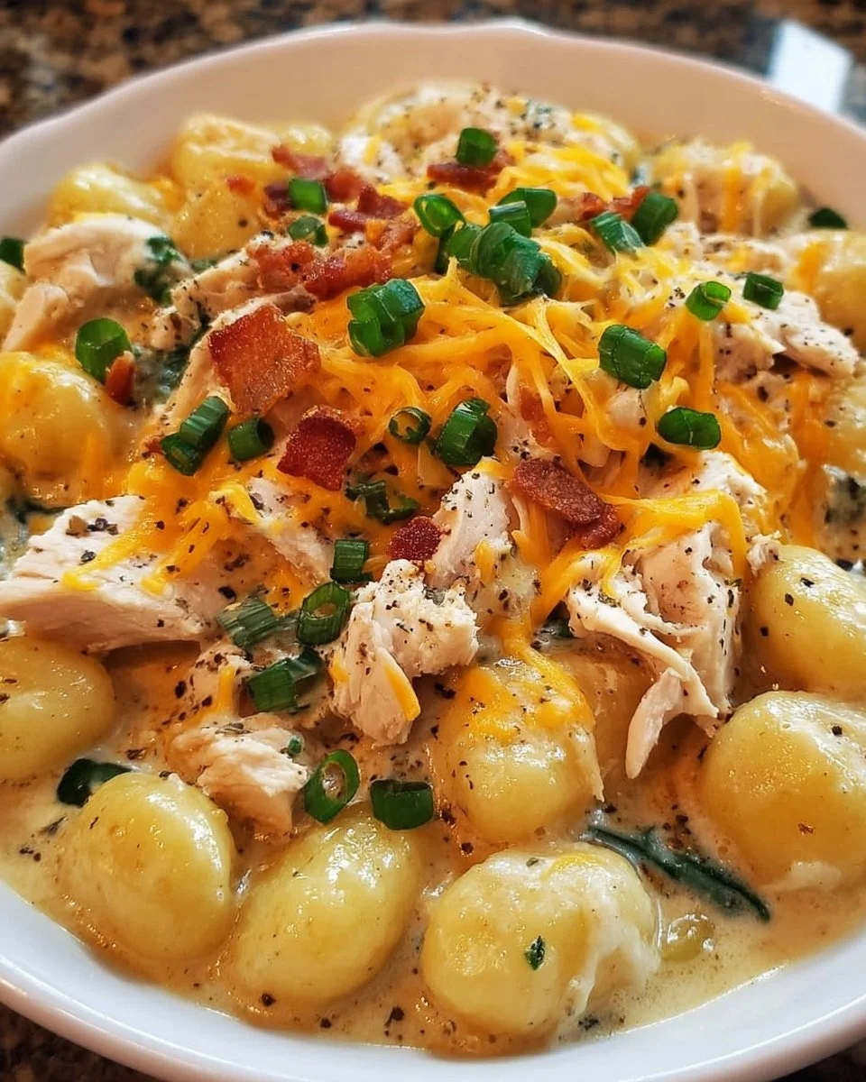 Creamy Crack Chicken Gnocchi