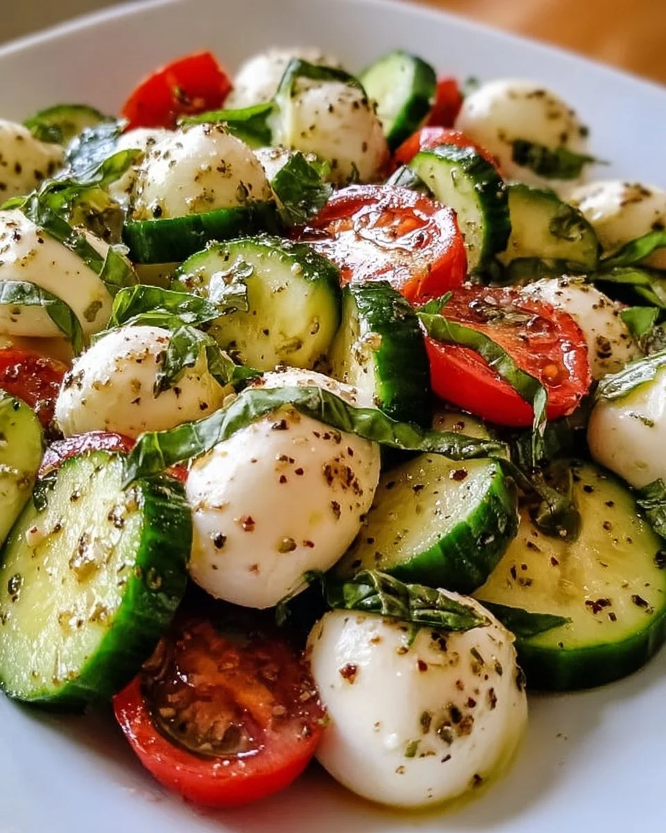 Cucumber Mozzarella Salad