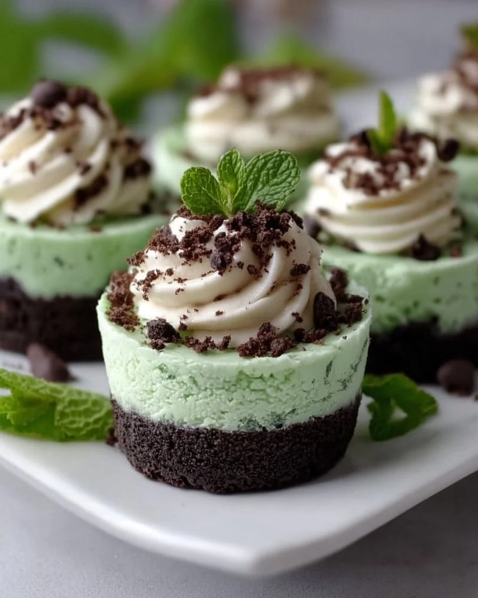 Deliciously Simple St Paddy’s Mint Cheesecake Cups