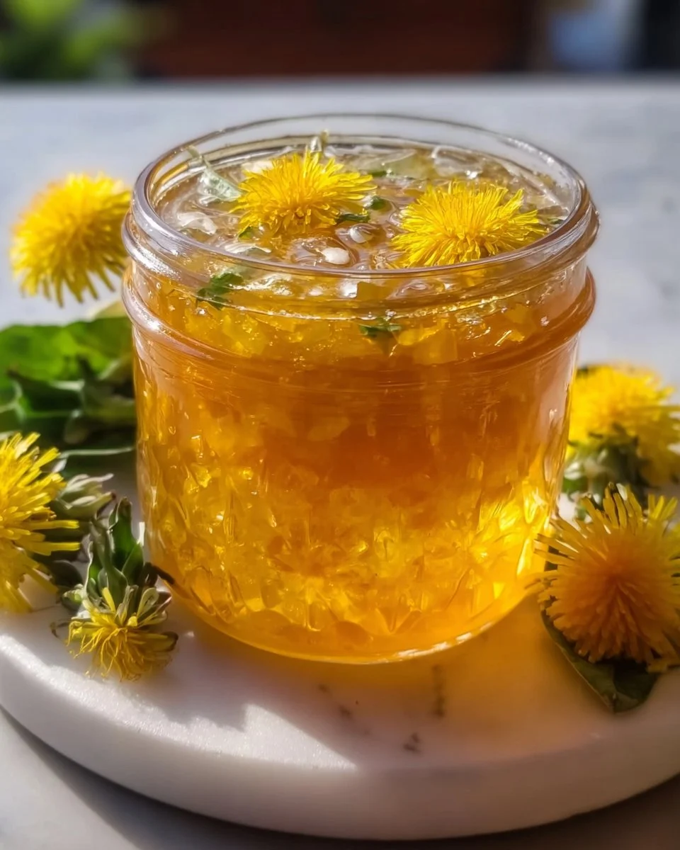 Delight in Fresh Dandelion Jelly: A Springtime Treasure