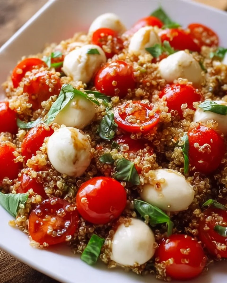 Fresh Caprese Quinoa Salad