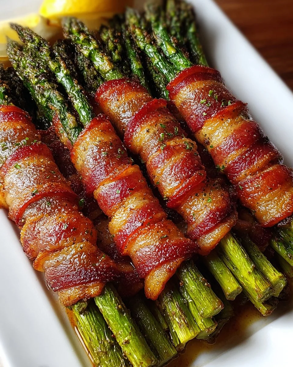 Low-Carb Baked Bacon Wrapped Asparagus