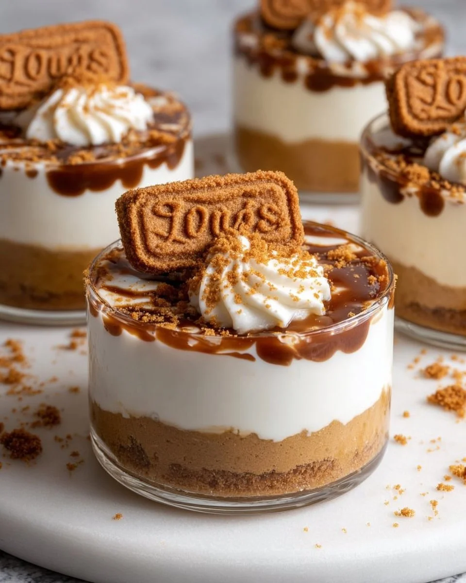 No-Bake Biscoff Cheesecake Cups