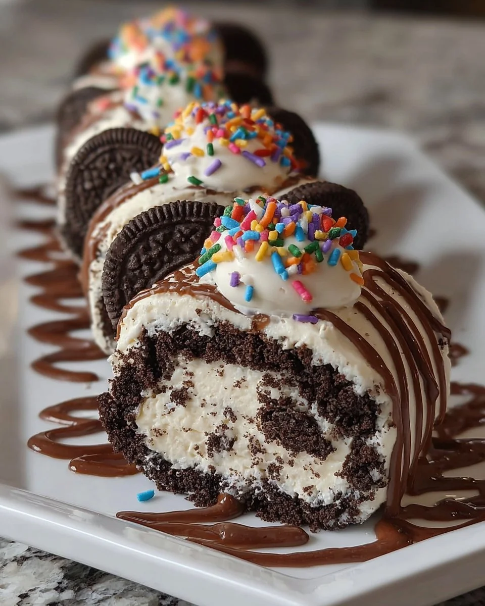 Oreo Sushi Rolls Dessert Fun