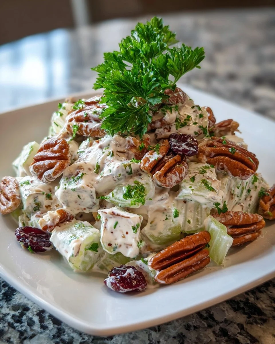 Pecan Celery Salad with Mayonnaise is a must-try!