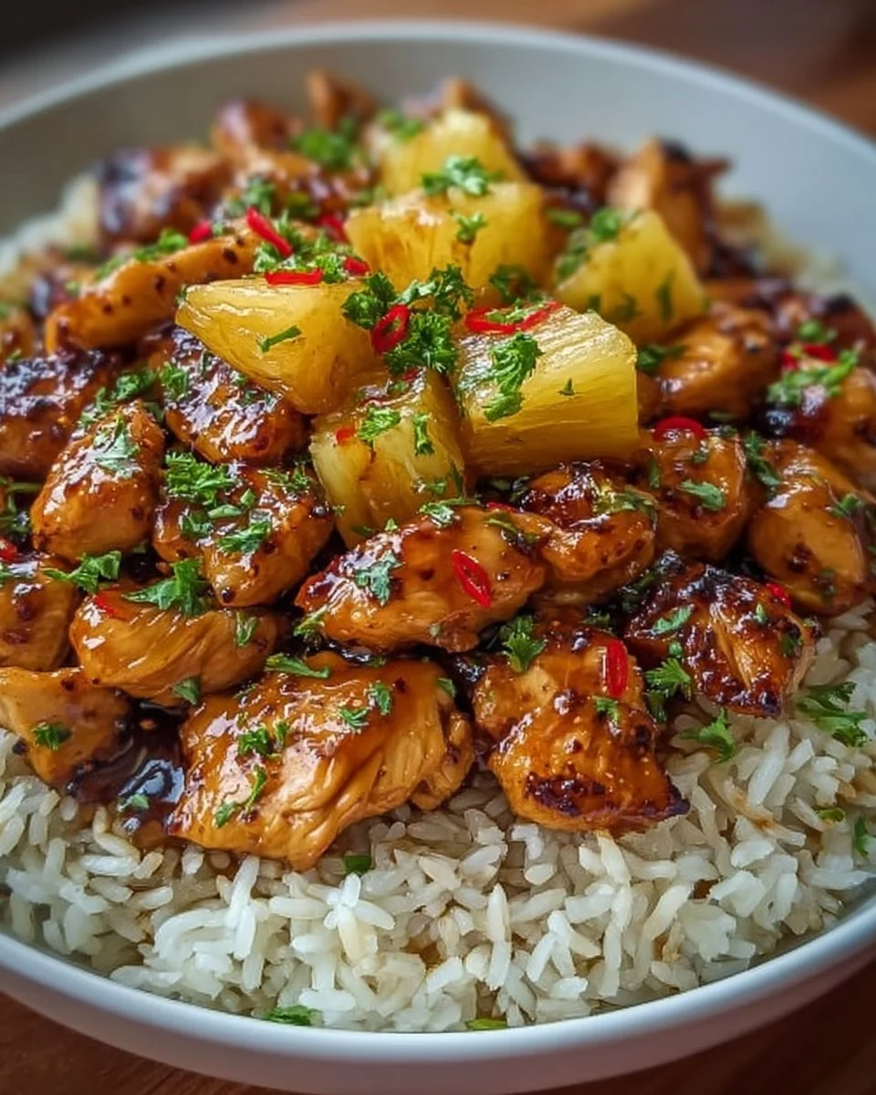 Pineapple Chicken and Rice