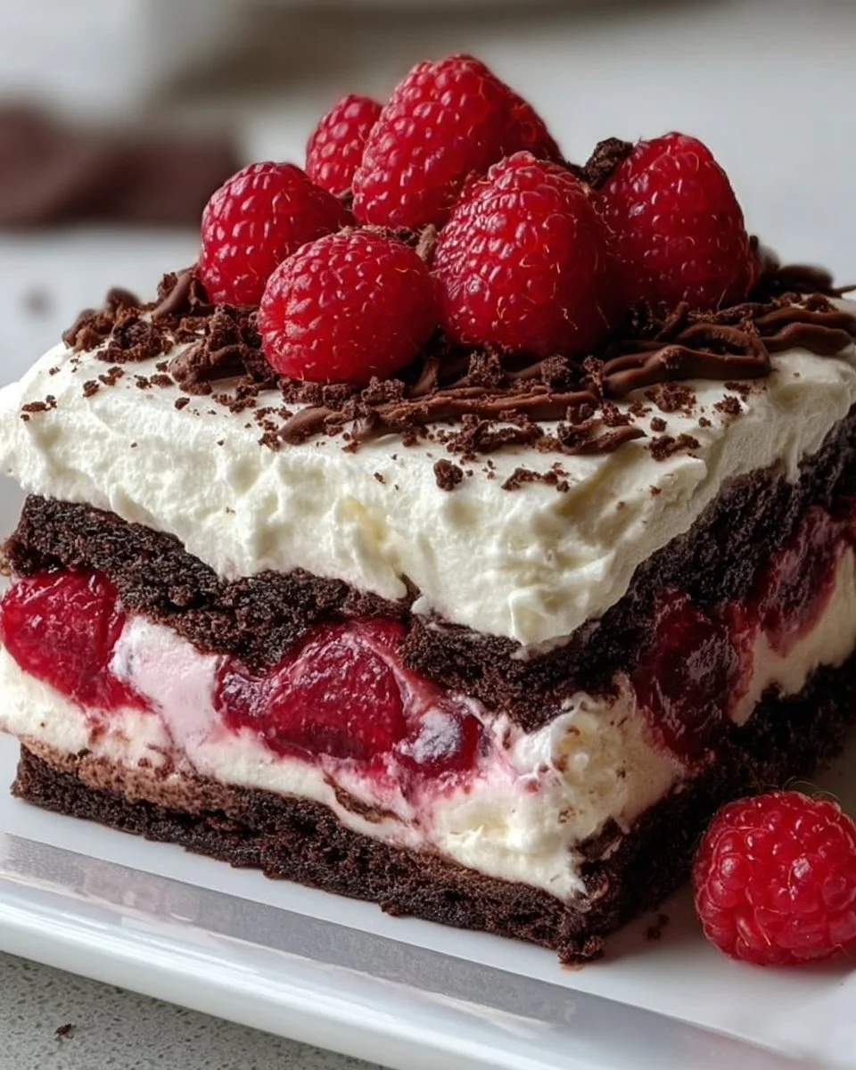 Raspberry Chocolate Lasagna