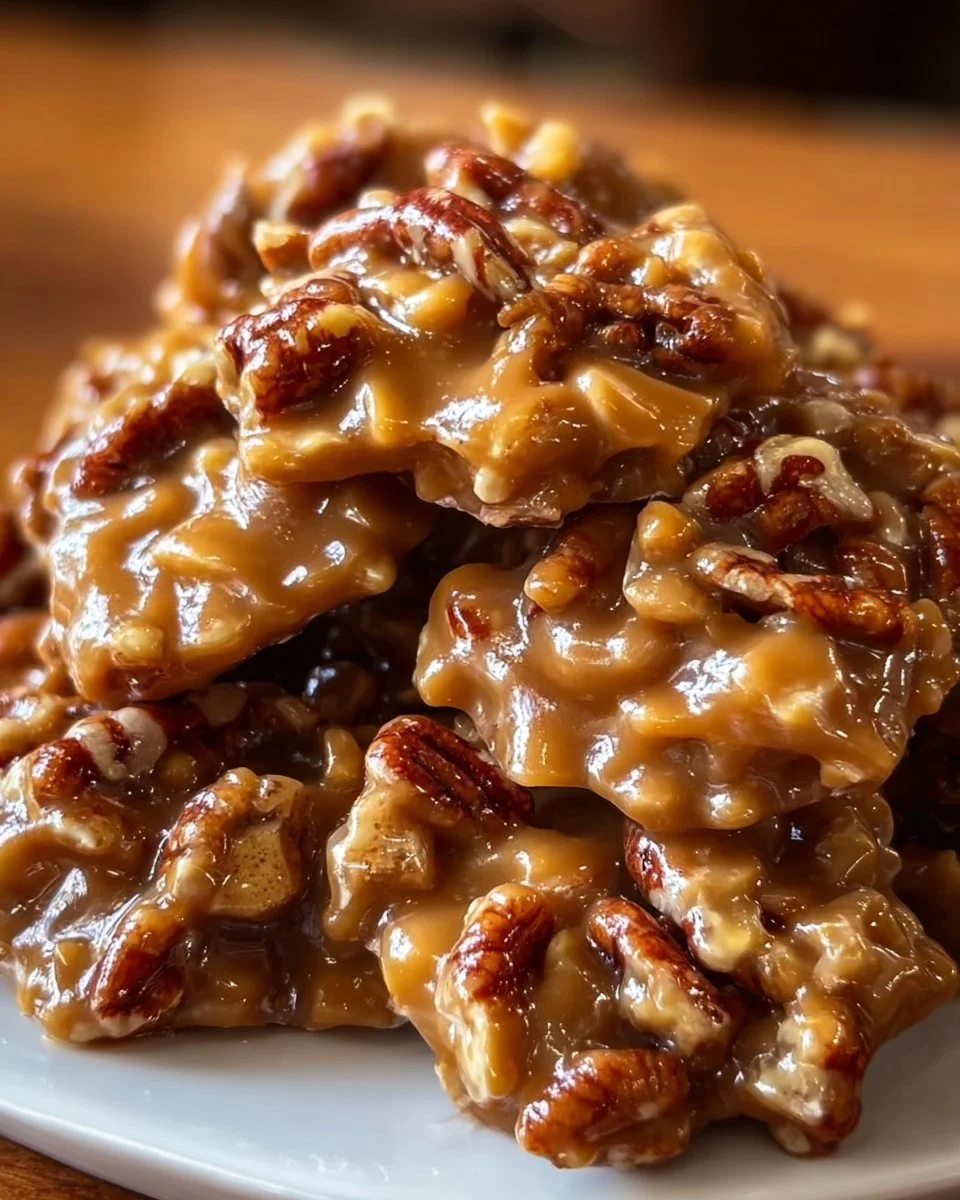 Soft Caramel Pecan Clusters