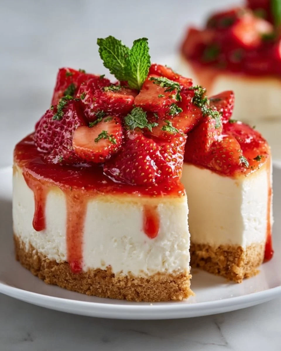 Strawberry Cheesecake Cake