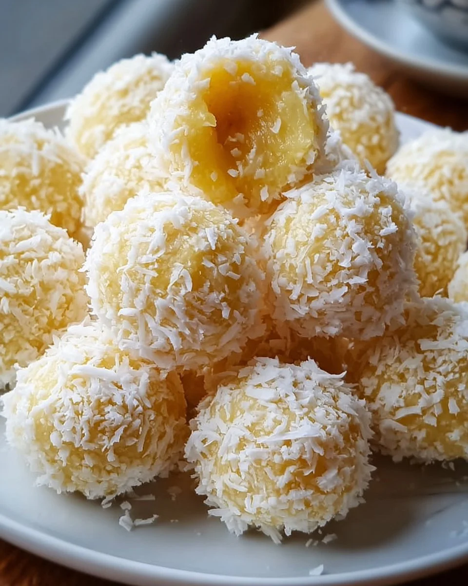 Tropical Pineapple Coconut Balls