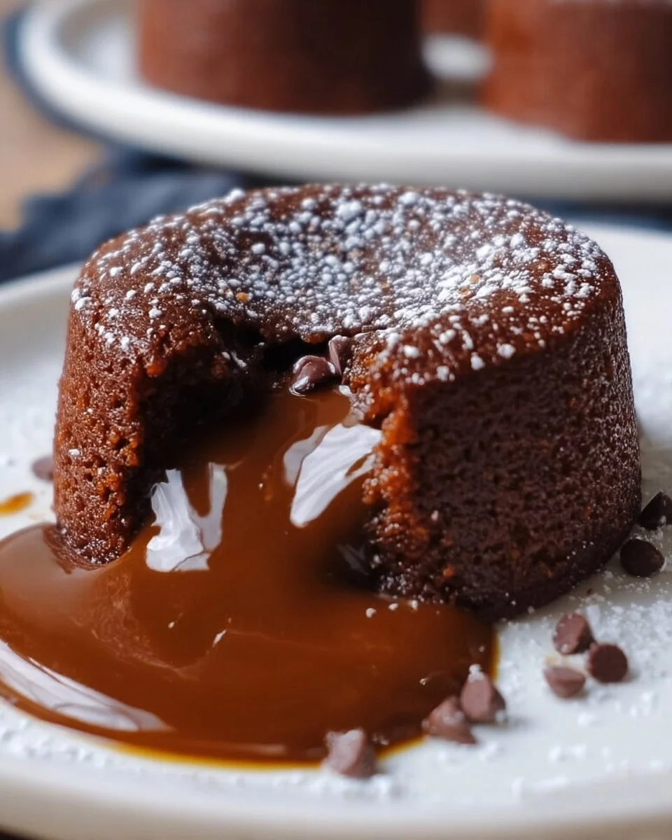 1 Minute Healthy Chocolate Lava Cake