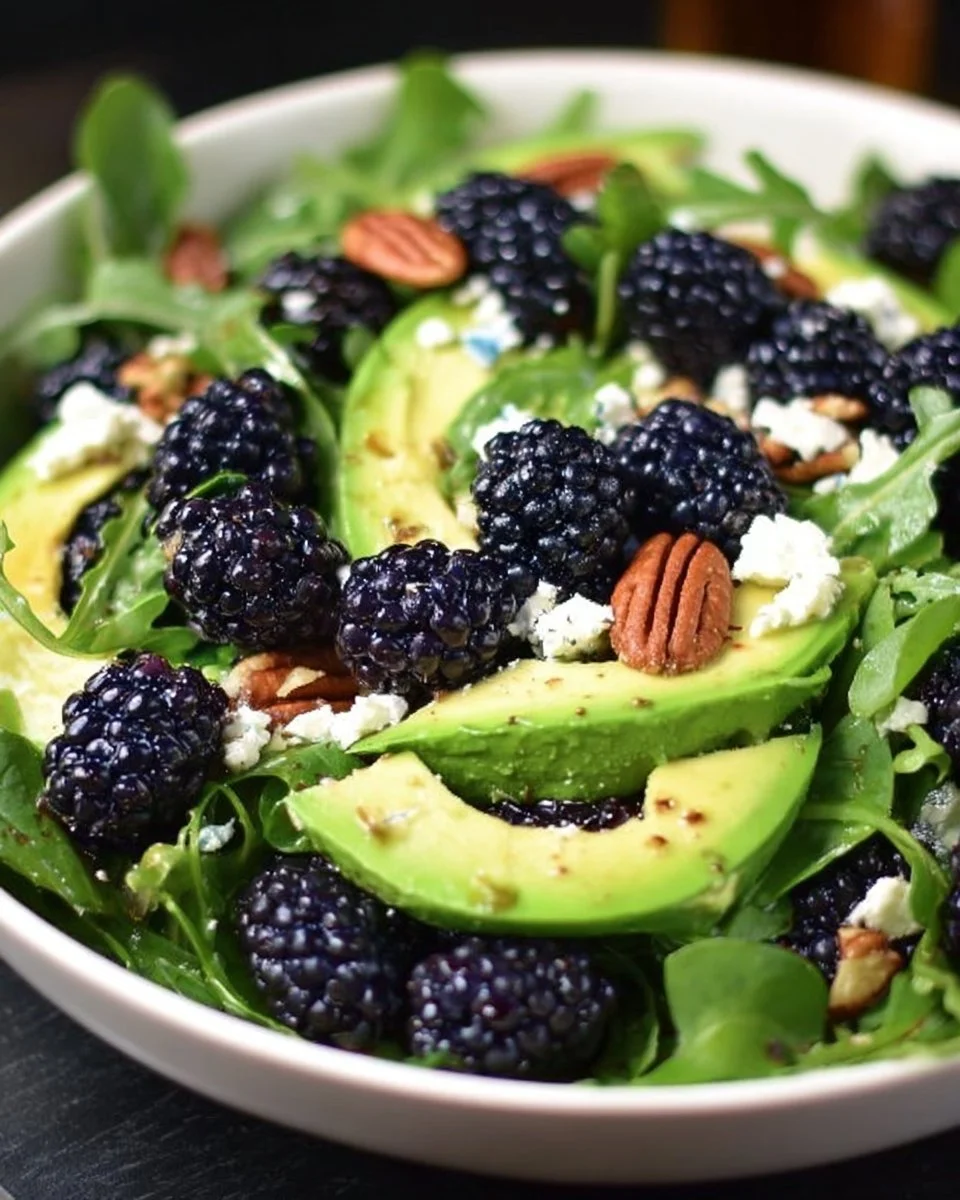 Blackberry Avocado Salad