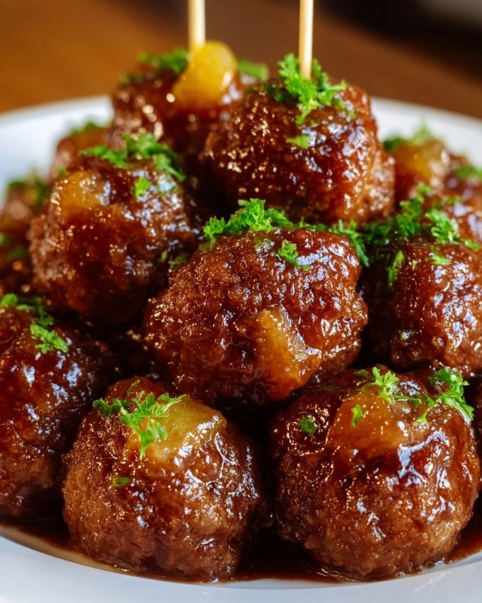Brown Sugar Meatball Bites