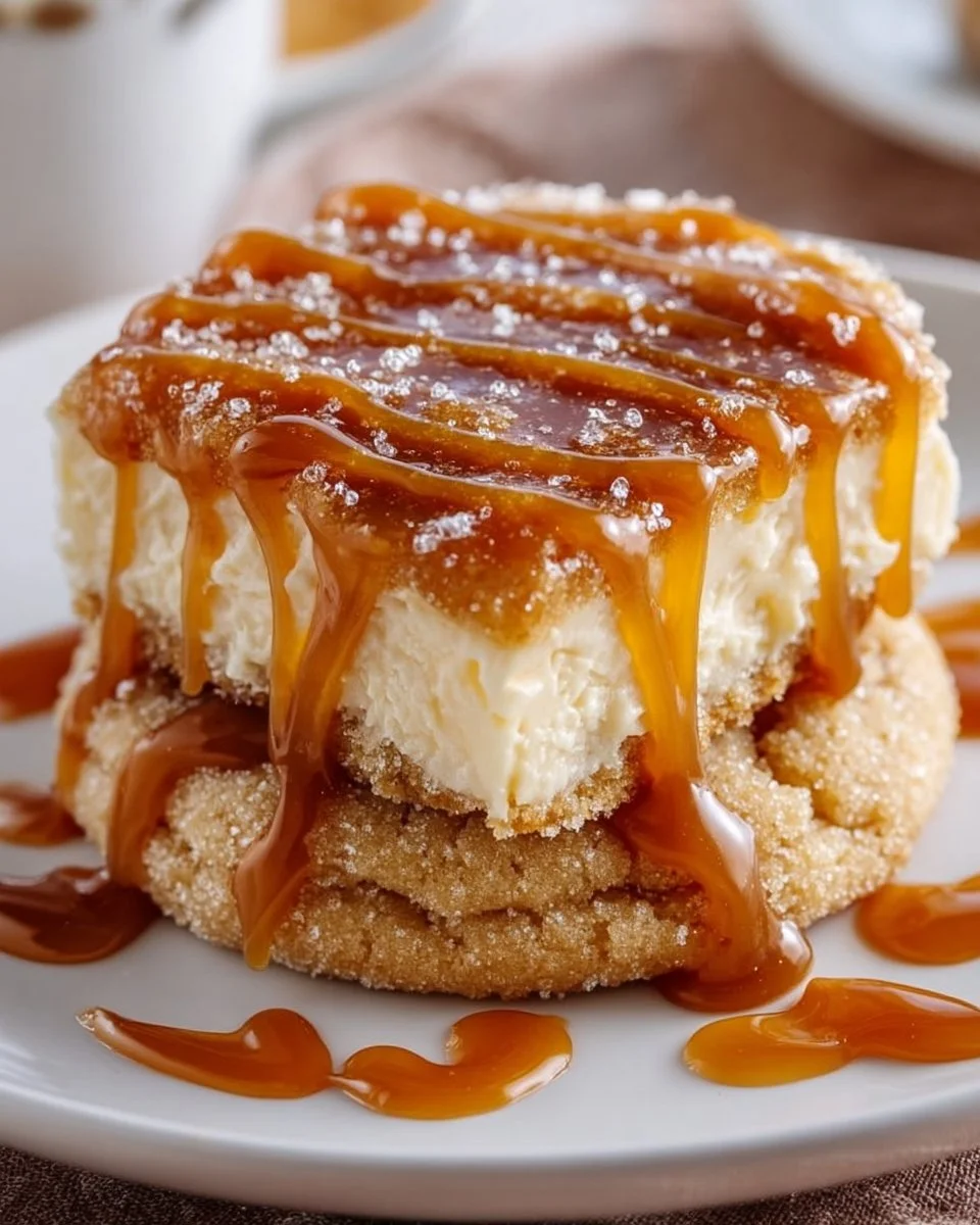 Caramel Cheesecake Cookies