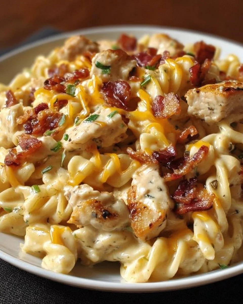 Chicken Bacon Ranch Pasta